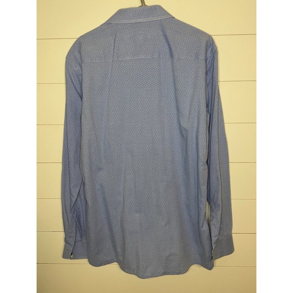 Ted Baker Endurance Dress Shirt, 16 34/35 Fits Like LARGE Regular Fit, Flip Cuff - Picture 5 of 6